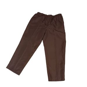 Kim Rogers Brown Pants Ladies 16 Petite Short Office Wear Dress Pants 16P